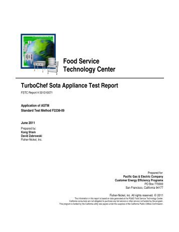 download - Food Service Technology Center