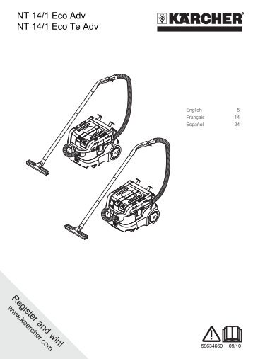 NT 14/1 Eco Adv NT 14/1 Eco Te Adv - R.J. Bowers Distributors, Inc.