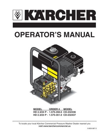 OPERATOR'S MANUAL - R.J. Bowers Distributors, Inc.