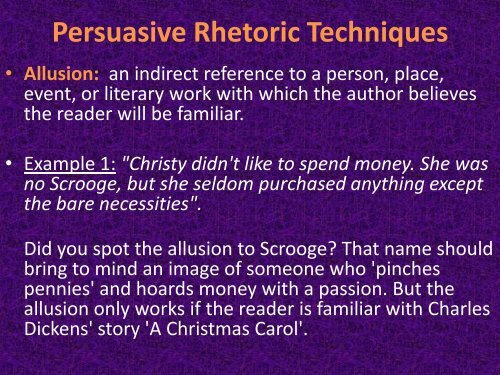 Persuasive Rhetoric