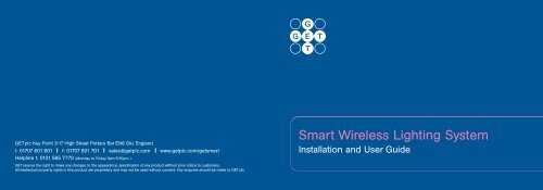 Smart Wireless Lighting System - UK Automation