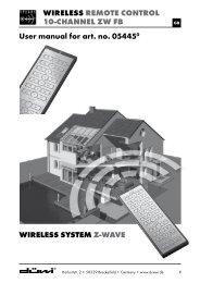 Wireless remote control 10-channel ZW fb Wireless ... - UK Automation