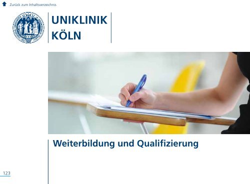 Fort- und Weiterbildungsprogramm 2014 - Uniklinik Köln