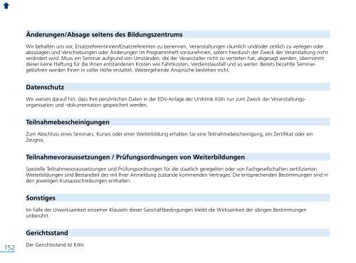 Fort- und Weiterbildungsprogramm 2014 - Uniklinik Köln