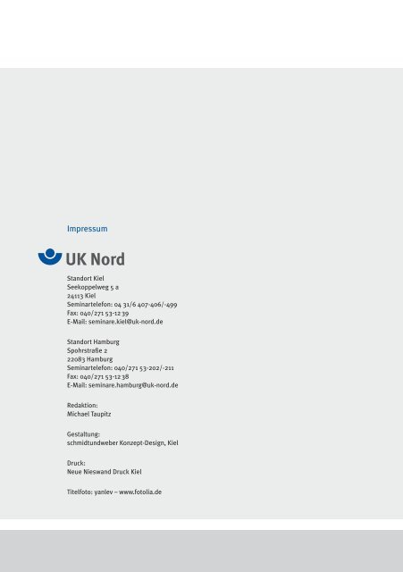 PDF herunterladen - Unfallkasse Nord