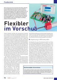 Flexibler im Vorschub - FLUDICON