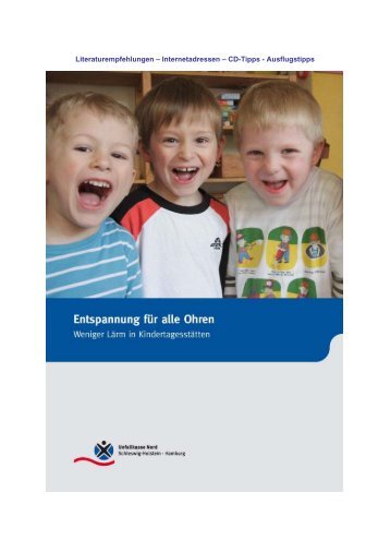 Broschüre Entspannung für alle Ohren - Unfallkasse Nord