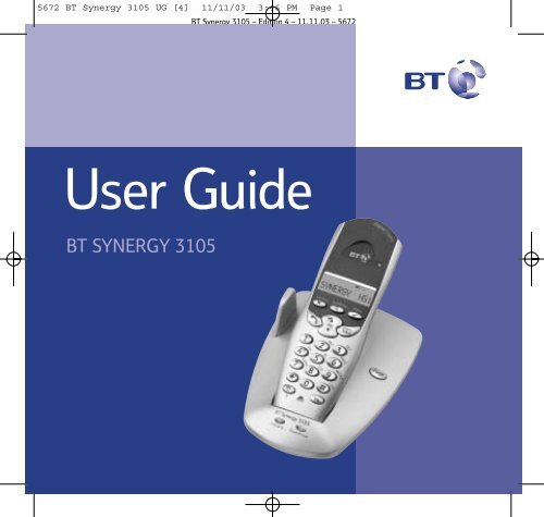 BT Synergy 3105 - Cordless Phones