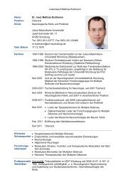 Lebenslauf Mathias Buttmann Name Dr. med. Mathias Buttmann ...