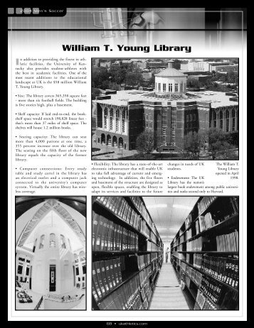 William T. Young Library - University of Kentucky Athletics