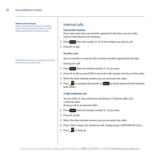 BT Synergy 5500 User Guide - Telephones Online