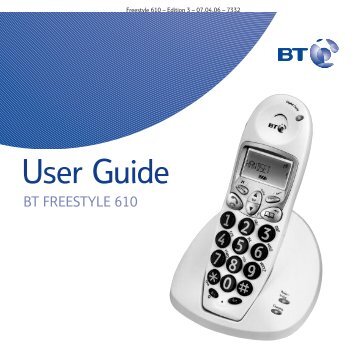 BT Freestyle 610 User Guide - UkCordless