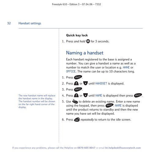 BT Freestyle 610 User Guide - UkCordless