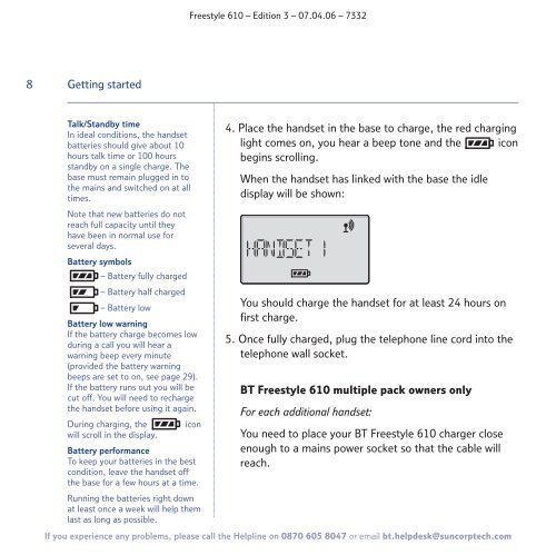 BT Freestyle 610 User Guide - UkCordless