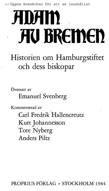 Adams text svensk Ã¶versÃ¤ttnig 1984