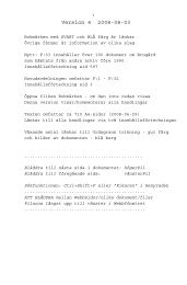 treatment of contamin ants on site was under taken at some 60 Swedish remediation project to date carried out by the same Vassunda-Sby 4. 11. 3832. Drivmedelsbolagens underskningar och saneringar av - Viss