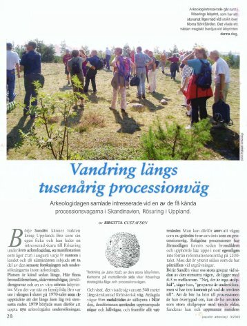 artikel i PopulÃ¤r Arkeologi 2006 - Upplands-Bro Kulturhistoriska ...