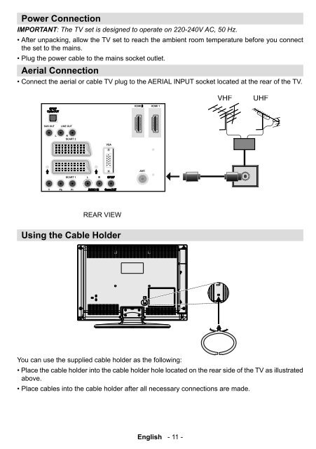 Hitachi L26HP03E (TV manual)