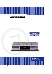 Humax F2 FoxT (box manual)