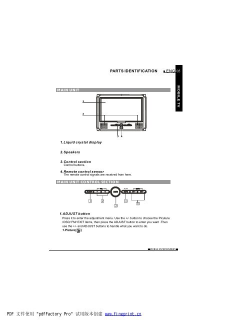 Nextbase TV850F (TV manual)