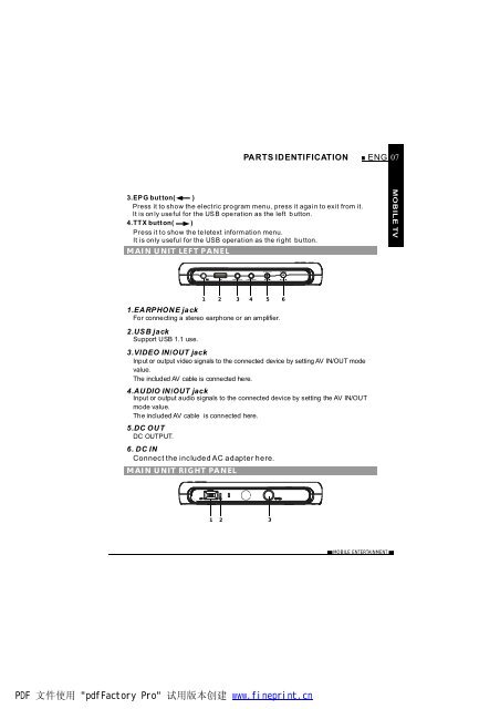 Nextbase TV850F (TV manual)