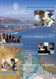 ukho cartographic training - United Kingdom Hydrographic Office
