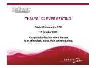 THALYS - CLEVER SEATING - Ukintpress-conferences.com