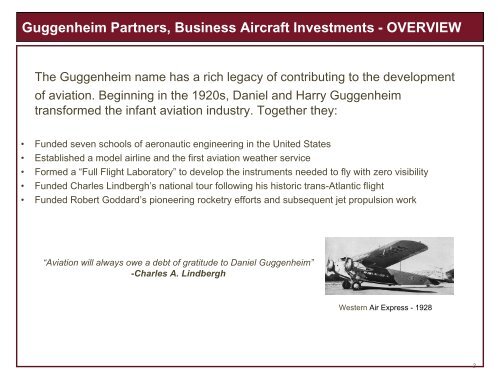 Guggenheim Partners, Business Aircraft Investments - Ukintpress ...