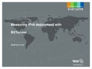 Measuring IPv6 deployment with BitTorrent