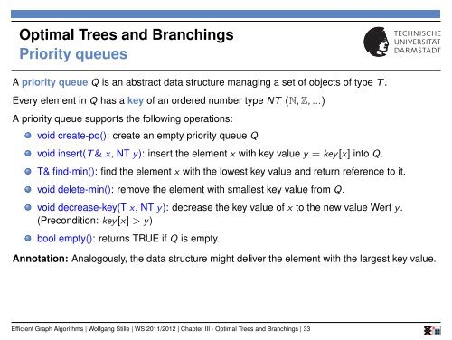 Chapter 3: Optimal Trees and Branchings - UKP