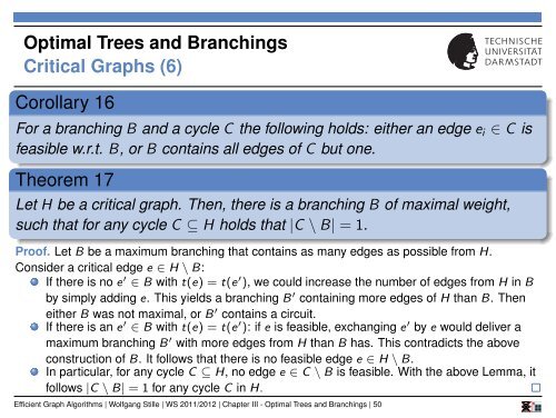 Chapter 3: Optimal Trees and Branchings - UKP