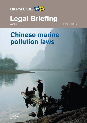 Chinese marine pollution laws - UK P&I