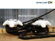 Mooring Incidents