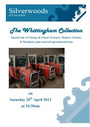 The Whittingham Collection - Clitheroe Auction Mart