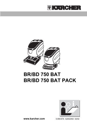 BR 750 Bat Pack / BD 750 Bat Pack - Karcher