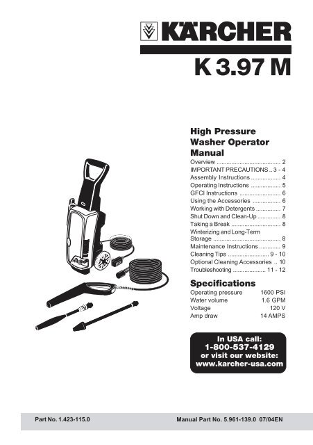 K 3.97 M Plus - Karcher