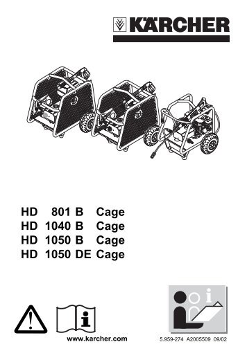HD 1050 DE Cage - Karcher