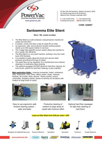 Santoemma Elite Silent Brochure