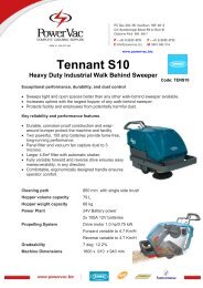 Tennant S10 Brochure