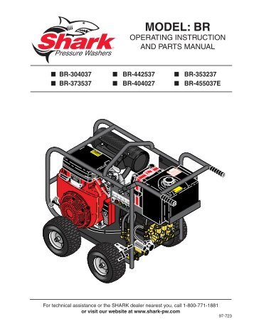 MODEL: BR - Shark Pressure Washers