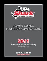 2011 - Shark Pressure Washers