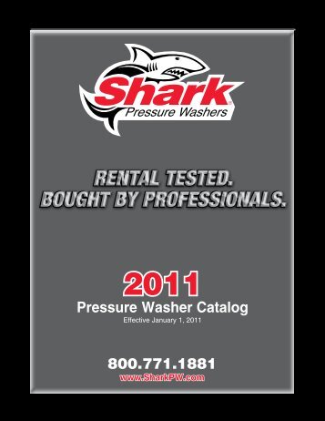 2011 - Shark Pressure Washers
