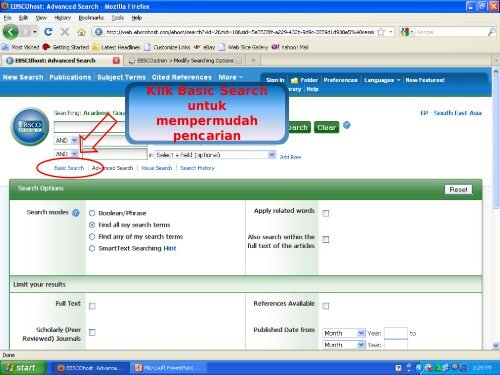 Cara mengakses EBSCO