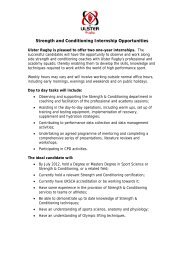 Strength and Conditioning Internship Opportunities - UKSCA