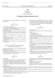 189/2009 - Ministerstvo pôdohospodárstva a rozvoja vidieka SR