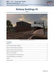 Freeware Packs Railway Buildings #1 v1.0.4 - UKTrainSim