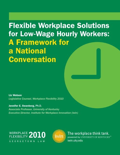 Flexible Workplace Solutions for Low-Wage Hourly Workers
