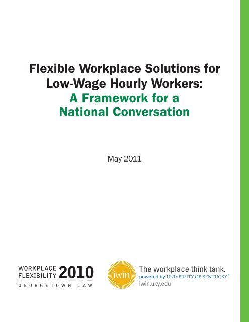Flexible Workplace Solutions for Low-Wage Hourly Workers