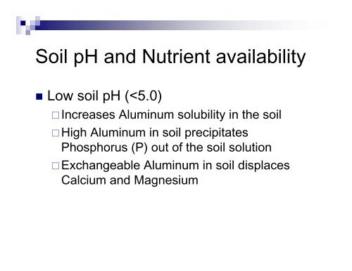 Site Preparation and Mineral Nutrition in Vineyards - University of ...