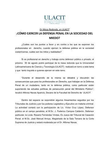 Comunicado Mesa Redonda.pdf - Ulacit